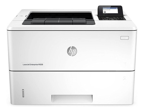 Impresora  simple función HP LaserJet Enterprise M506N blanca 100V - 127V