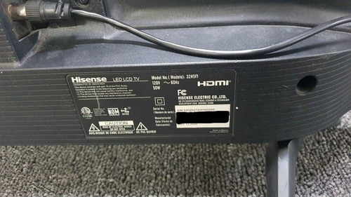 Television Hisense 32h5f1 Smart Led Con Control Y Antena (Usado)