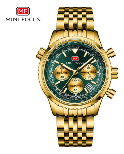 Reloj Luminoso Con Cronógrafo De Lujo Mini Focus