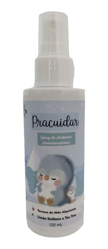 Spray Pracuidar Aromaterapia Natural Vegano Biokinder 120ml