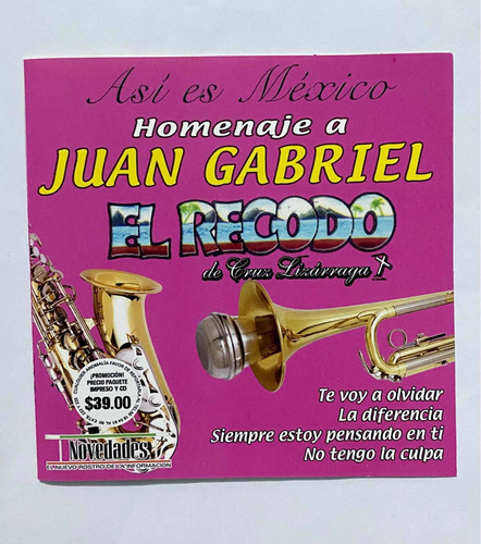 El Recodo Cd Asi Es Mexico Homenaje A Juan Gabriel