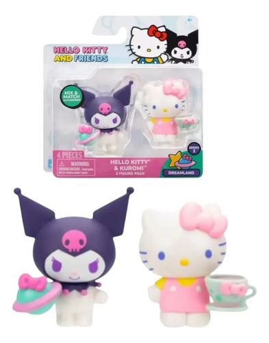 Hello Kitty And Friends Pack X2 Series 2 Kuromi A