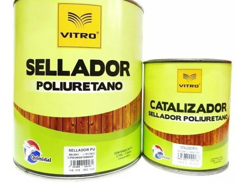 Kit Sellador Poliuretano Gal+ 2 Catalizadores 1/4g Quimidal