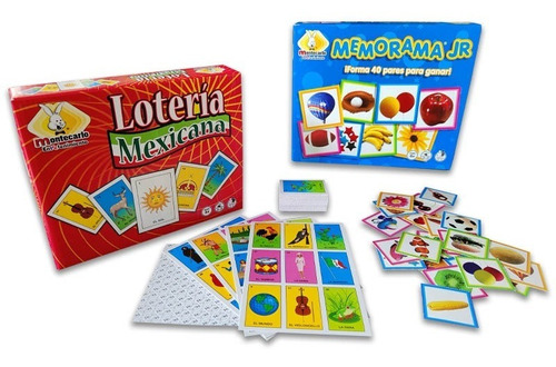 Memorama Jr Con Lotería Mexicana