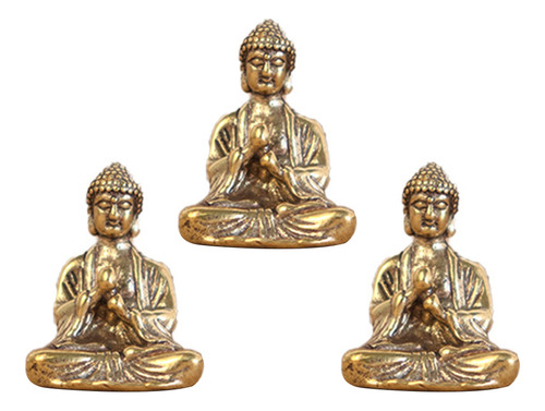 Adornos Decorativos De Buda Con Decoración China, 3 Unidades