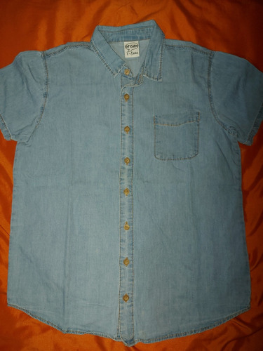 Camisa Niño Símil Jean Talle 8 Grisino