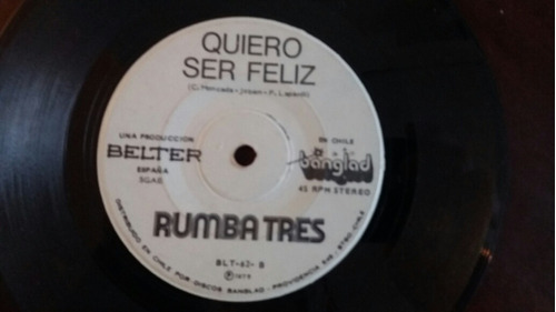 Vinilo Single De Rumba Tres No Se No Se  (o-105