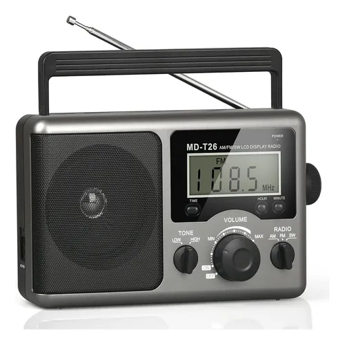 comprar Radio De Onda Corta Am Fm Portátil, Radio A Pilas De ...