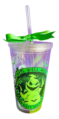 Vaso Beetlejuice Vaso Extraño Mundo De Jack Acrilico