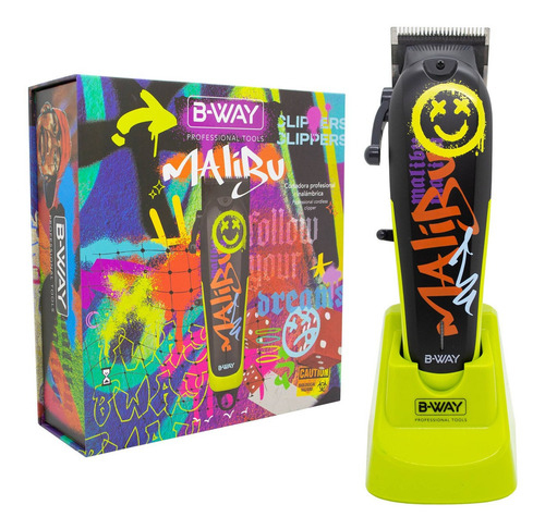 Imagen 3 de 11 de Cortadora De Pelo Malibu B-way 11 Piezas Inalambrica