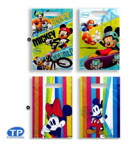 Bolsa Riñon Con Licencia Disney 35x45 Infantil Pack X50 U