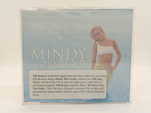 Cd Single Mindy Mccready, Oh Romeo