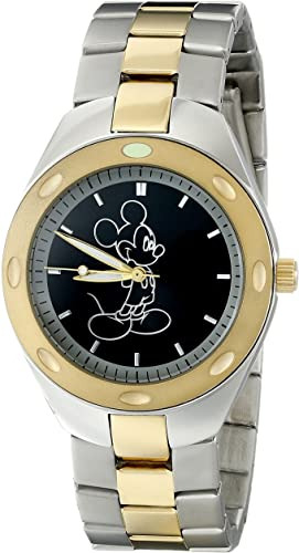 Disney W001899 Mickey Mouse Reloj Analógico De Cuarzo De