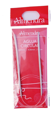 Agujas Circulares 4mm Almendra 80cm Importadas Faisaflor