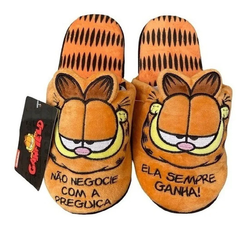 Chinelo Pantufa De Quarto Garfield P 33/34/35 Zc 10072018p