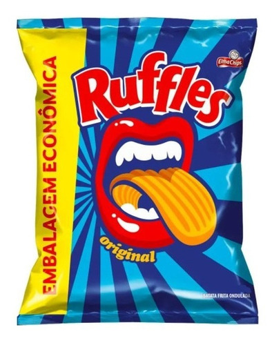 Salgadinhos Mini Ruffles 17g Elma Chips Biscoitos 35un