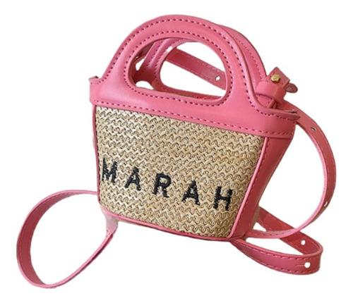 Bolso Bandolera De Paja Princess Little Girl Out