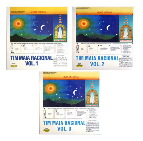 Lote 3 Lps Tim Maia Racional 1, 2 E 3 Importado Lacrado