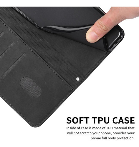 / Funda Abatible Para Xiaomi Redmi A3 Pu De Cuero A Prueba De