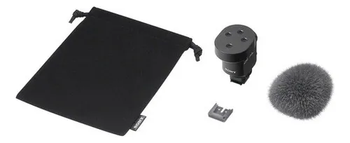 Micrófono Direccional Sony Para Cámara Ecm-m1 Color Negro