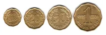 Comprar Lote Serie 4 Monedas Uruguay 10 Centesimos A 1 Nuevo Peso