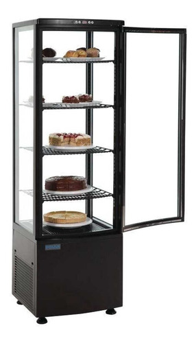 Vitrina Refrigerada Postre 235 Lt 4 Caras Vidrio | Baudin 