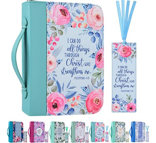 Funda De Biblia Mujeres De Cuero, Estuche Grande Biblia...