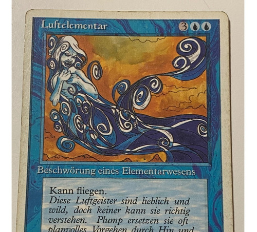 Cartas Magic Air Elemental - Summon Instantáneo Mtg Nps