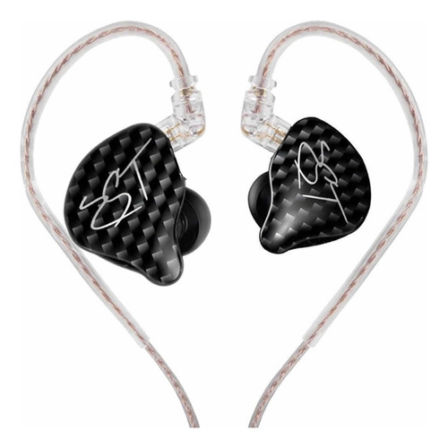 Auriculares In Ear Kz Acoustics Zst C/ Mic Monitoreo Negro