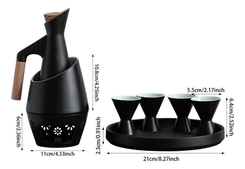 Set De Sake De Cerámica Bebida Sake Sake Set De Sake Para