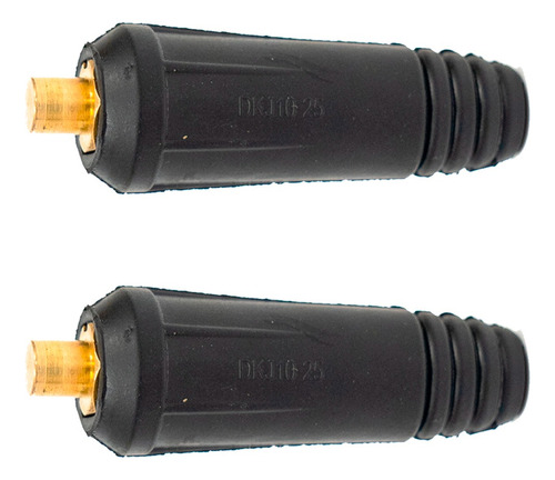 Conector Macho 9mm Para Cable Soldadora Inverter X 2u