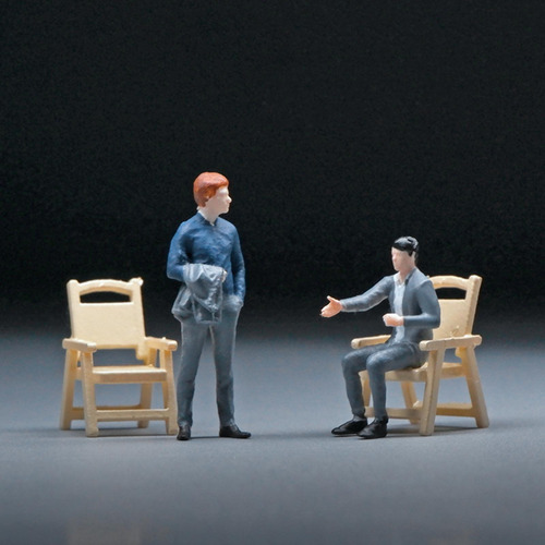1/64 Figura Masculina Modelo Miniatura Ferrovia Projetos