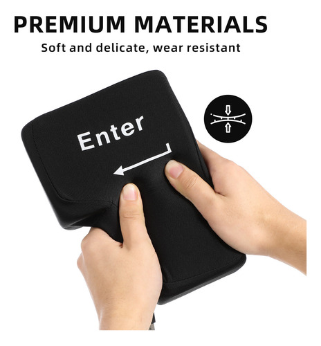 Cojín Big Enter Key Con Usb Para Aliviar El Estrés De La Ofi