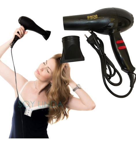 Secador De Pelo Cabello Profesional Calor Calidad 1800 Watts