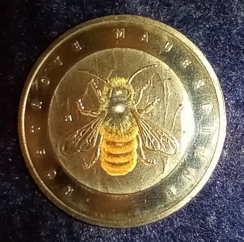 Moneda Alemania Mundo De Los Insectos 5 Euro 2023. Abeja