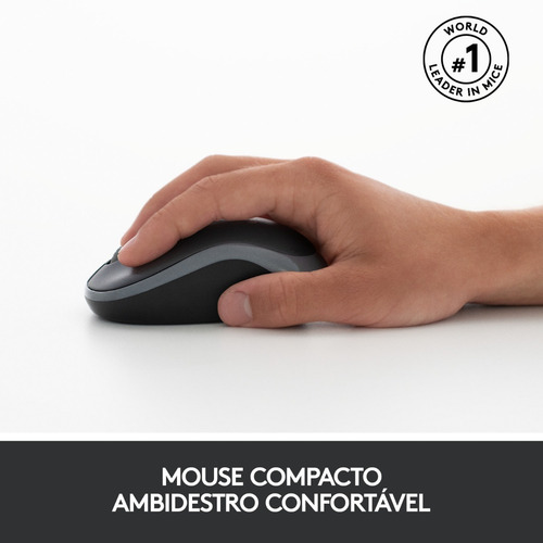 Combo Teclado E Mouse Sem Fio Mk270 Preto Logitech