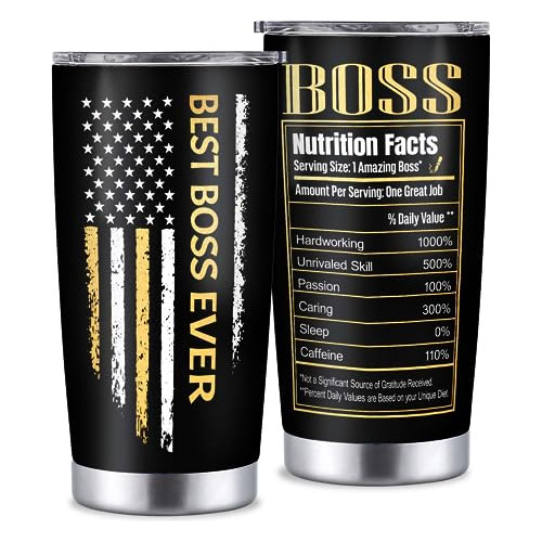 Yilowemy Boss Regalos Para Hombres, 20oz Regalos 3y2p6