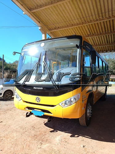 Imagem 1 de 6 de Onibus Senior Midi Vw 15-190 Ano 2013 Caminho Escola Ref 792