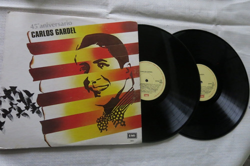 Vinyl Vinilo Lp Acetato Carlos Gardel 45 Aniversario Tangos