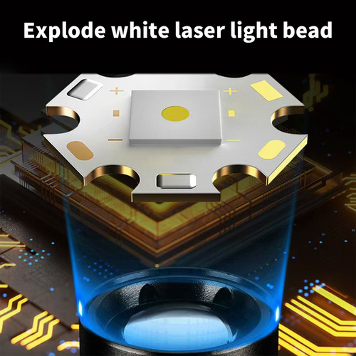 // Linterna De Aleación De Aluminio C Con Luces Laterales