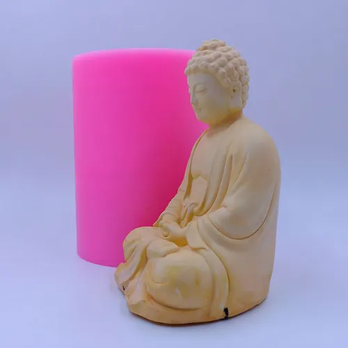 Moldes De Silicona Para Velas De Diseño De Buda (buddha-16)