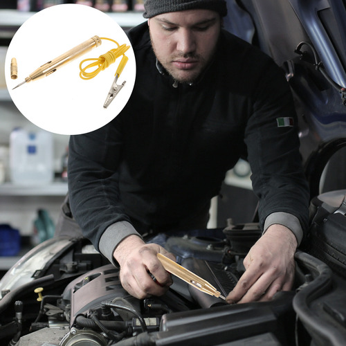 Bolígrafo Para Comprobar La Tensión Del Coche, Color Bronce,