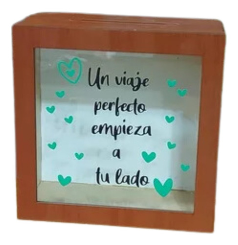 Pack 31 Alcancía De Madera Personalizada 19x19x9cm