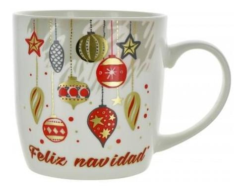 Taza Y Plato 300ml Y 8.5 Cm Diametro Ideal Regalo Navideño