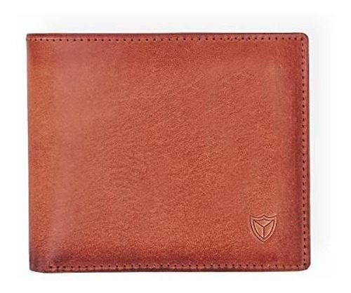 Cartera De Cuero Para Hombres Trifold Wallet De B8lrl