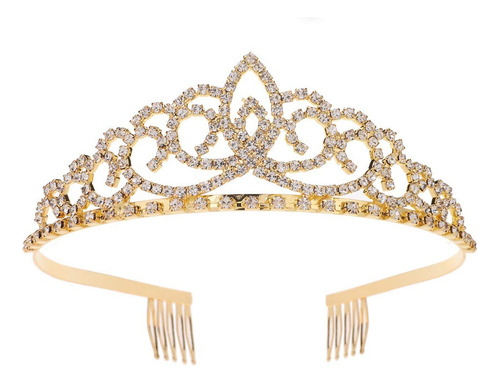 Royal Crystal Tiara Corons - Joyeria Para El Cabello, Concur