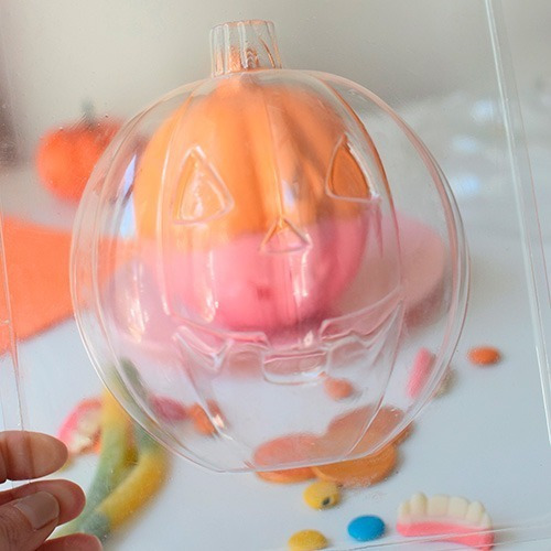 Imagen 2 de 5 de Set De 2 Moldes Placas Calabaza Halloween Piñata Parpen