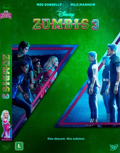 Dvd Filme: Disney Zombies 3 (2022) Dublado E Legendado