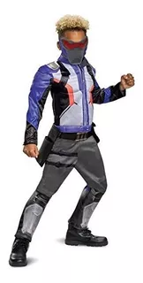 Overwatch Classic Soldier 76 Muscle Costume For Kids
