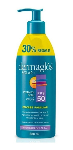 Dermaglós Protector Solar Fps 50 380 Ml